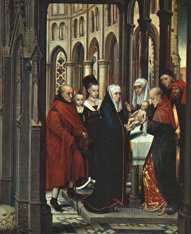 La Présentation au Temple hollandais Hans Memling Peintures à l'huile